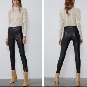 Zara Leather Pants